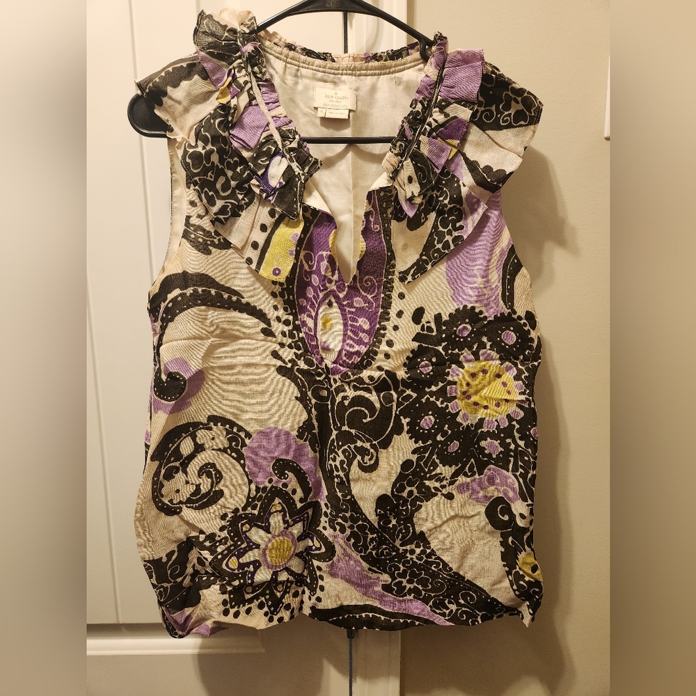 Kate Spade ruffle blouse